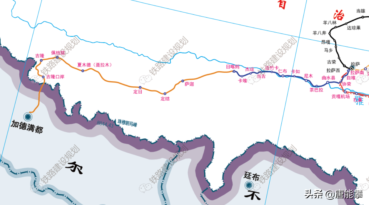 尼泊尔行政区划 吉隆县与聂拉木县图解